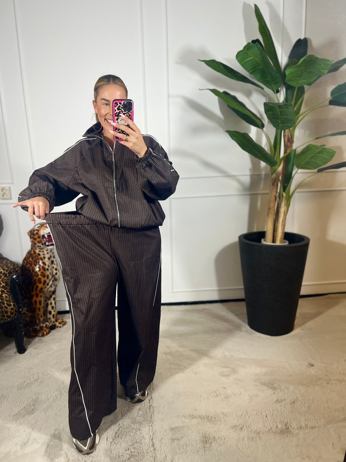 CHECKED COMFY SET