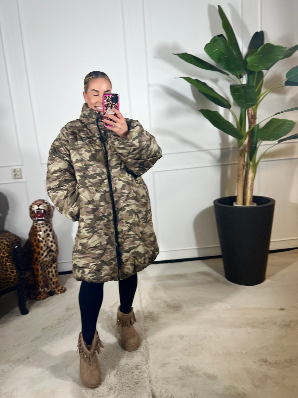 LANGE PUFFER JAS
