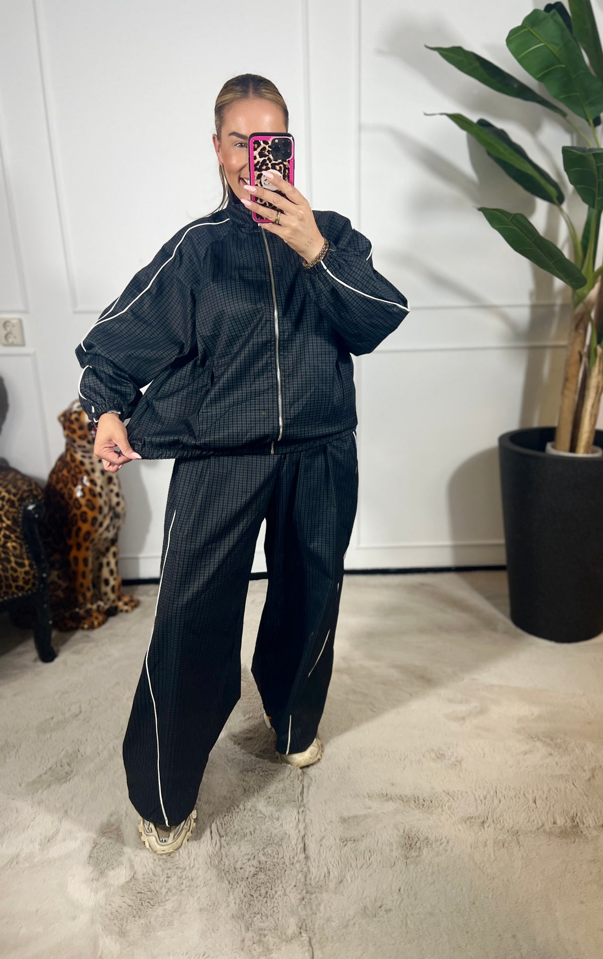 CHECKED COMFY SET