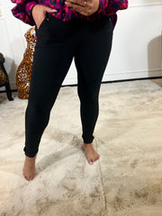 *BLACK* SUPER STRETCHED TRAVEL TROUSERS + VIDEO-UITLEG