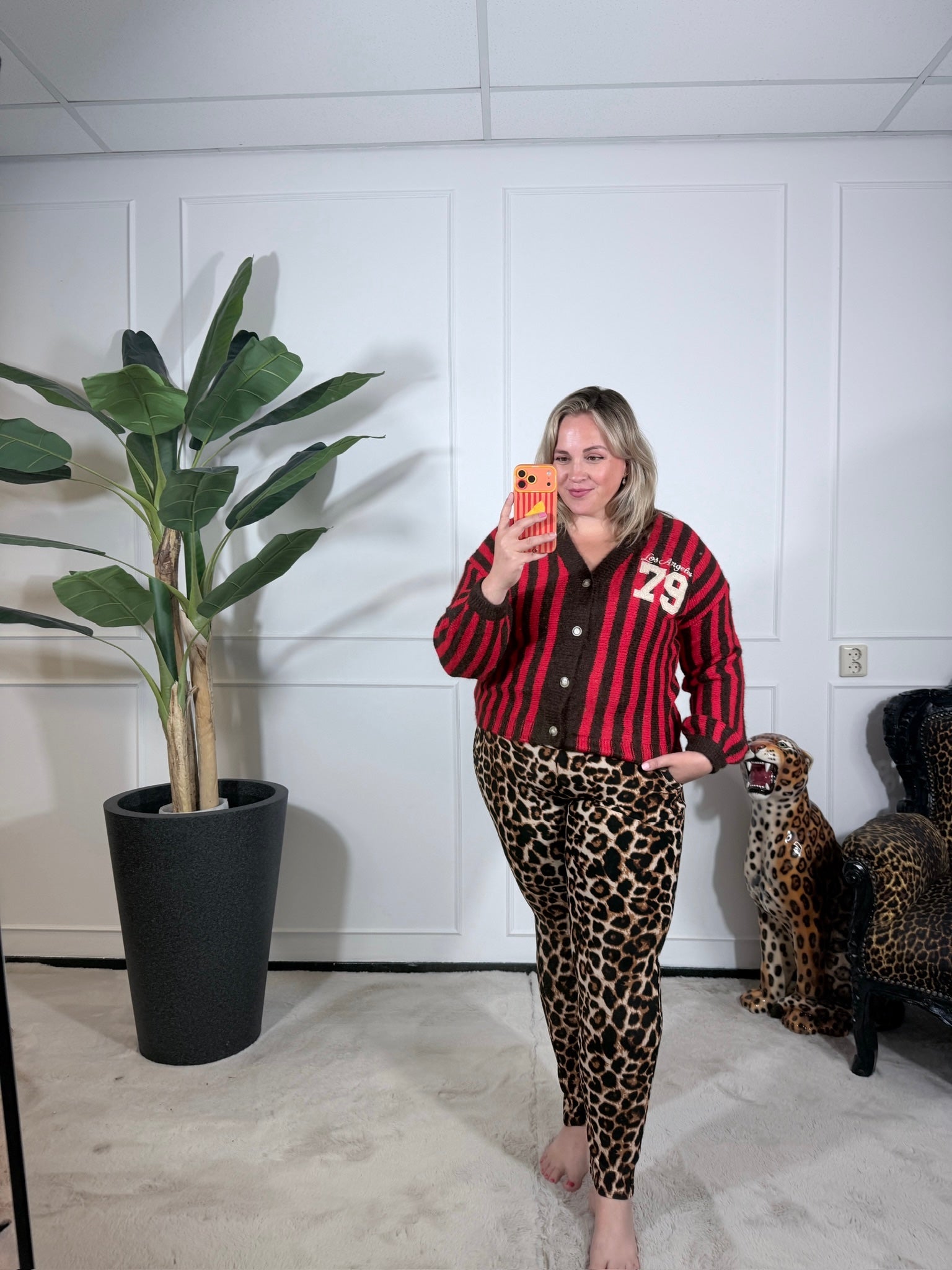 PANTERPRINT TRAVEL TROUSERS