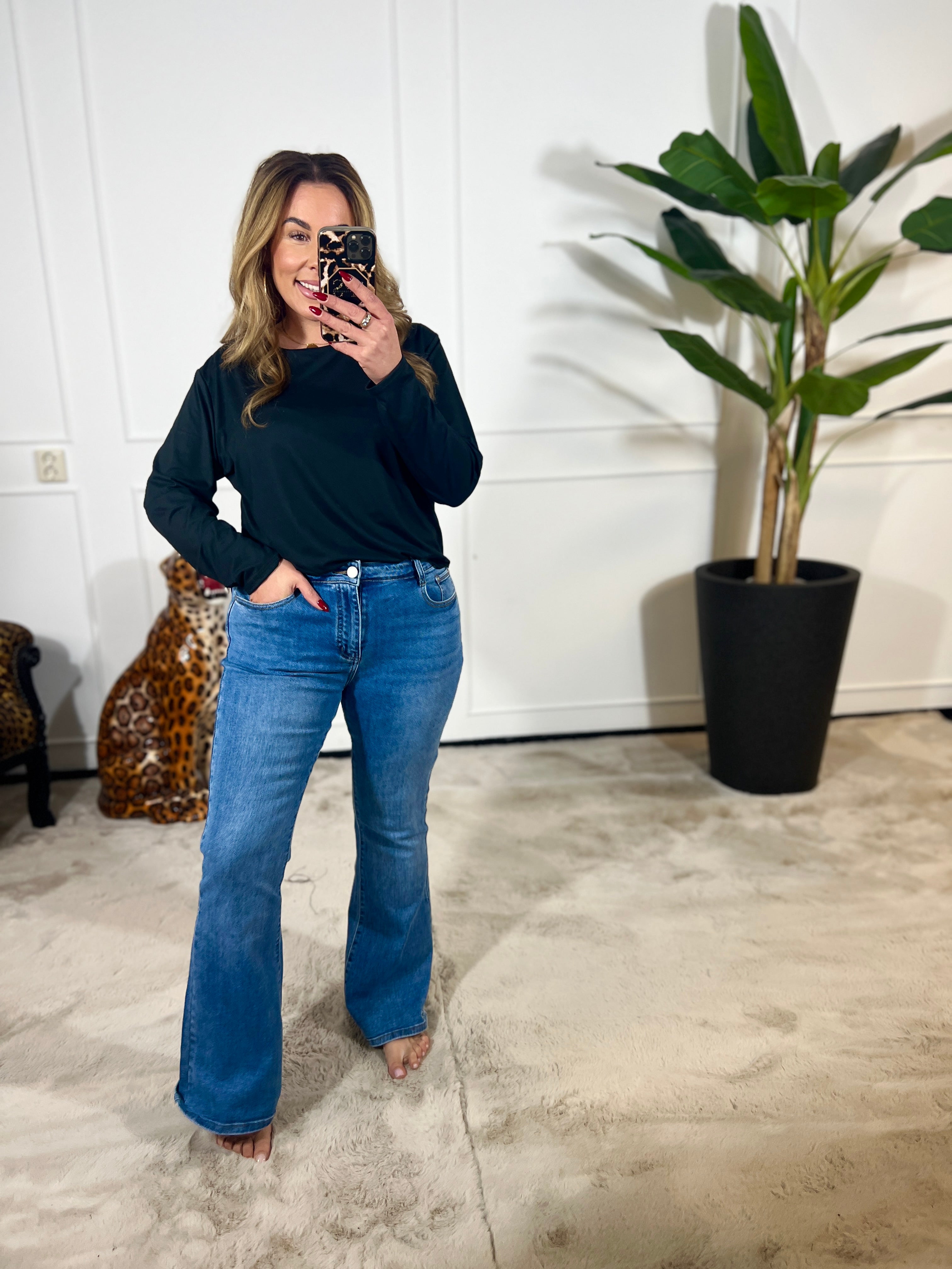 FLARE DENIM JEANS (IN MATEN) 443