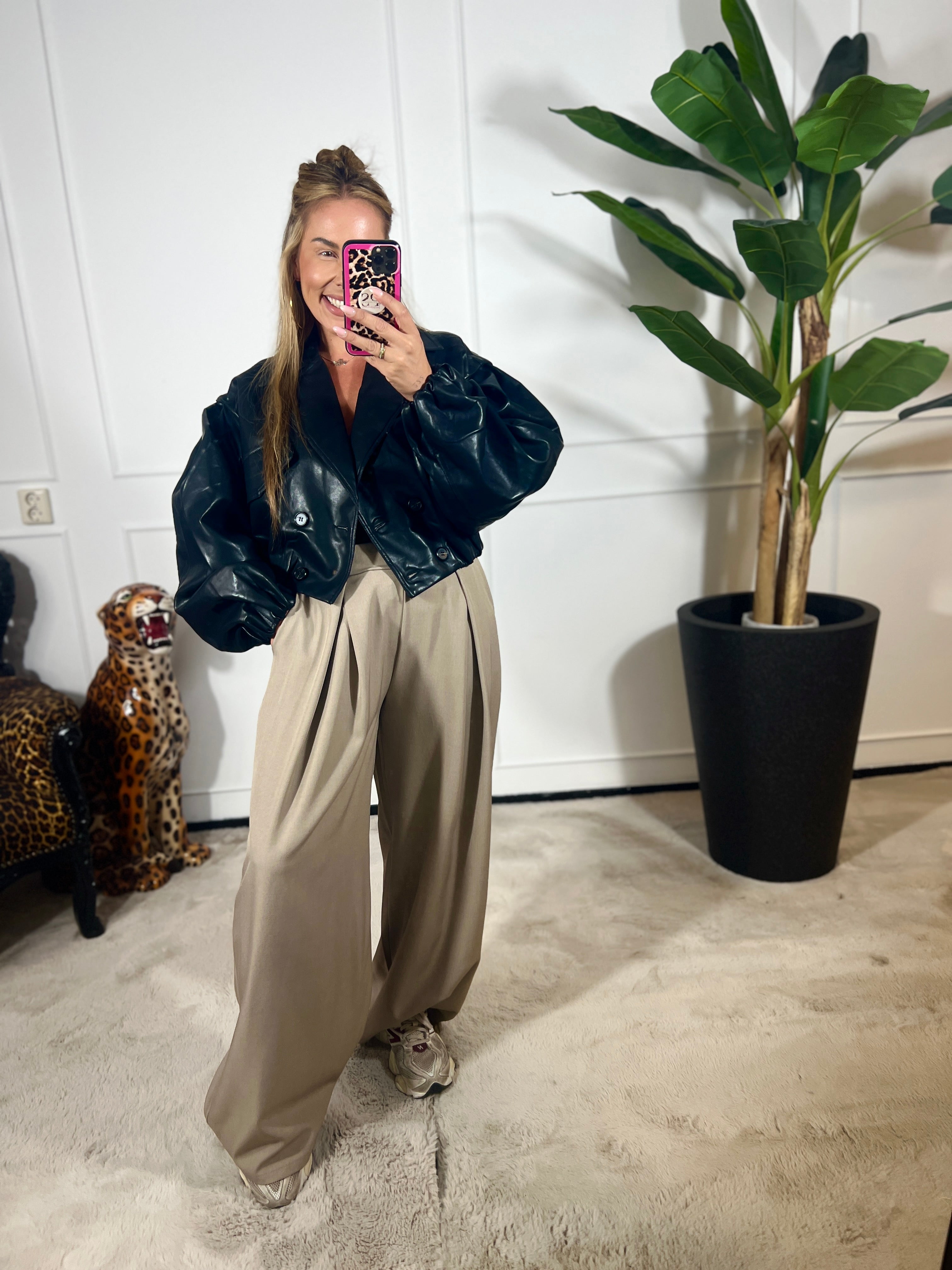 MABEL LEATHERLOOK JACKET