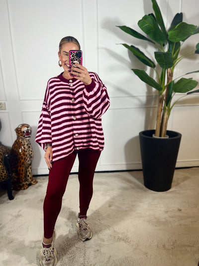 ROSALIE STRIPE CARDIGAN