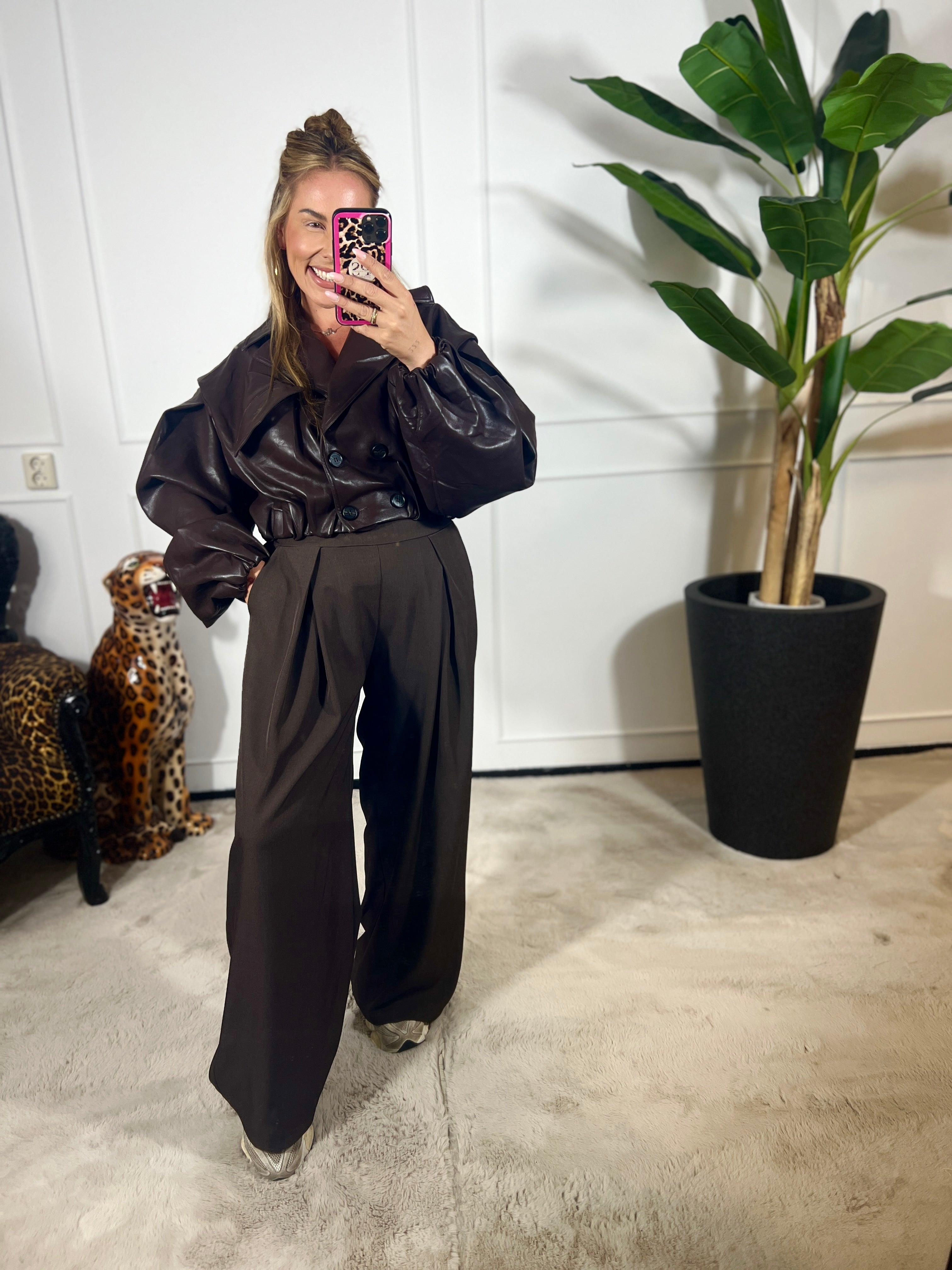 MABEL LEATHERLOOK JACKET