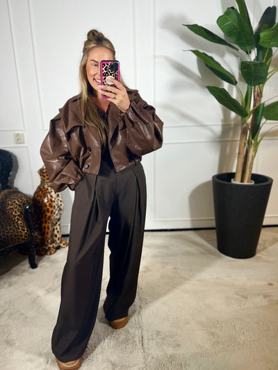 MABEL LEATHERLOOK JACKET
