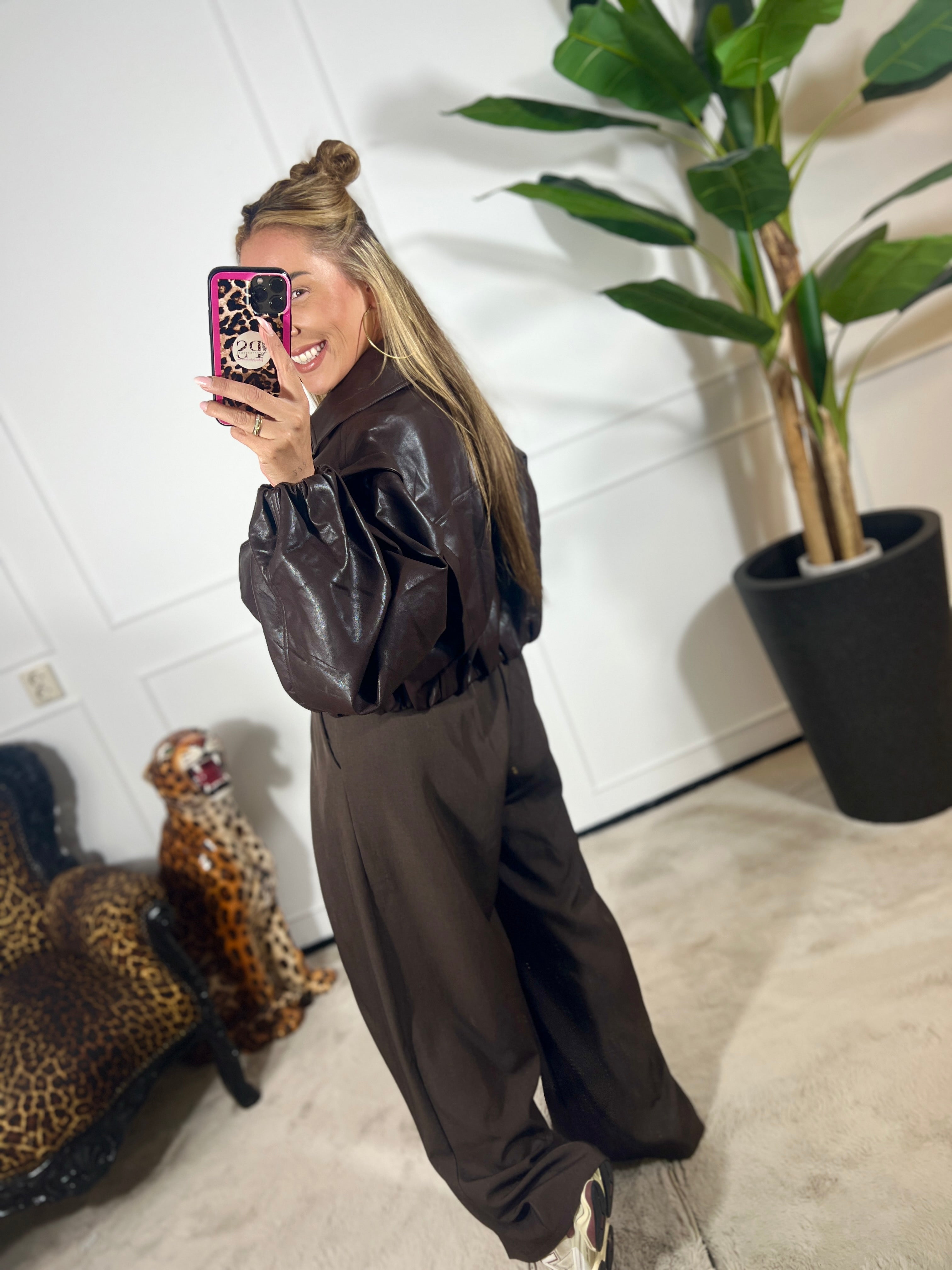 MABEL LEATHERLOOK JACKET