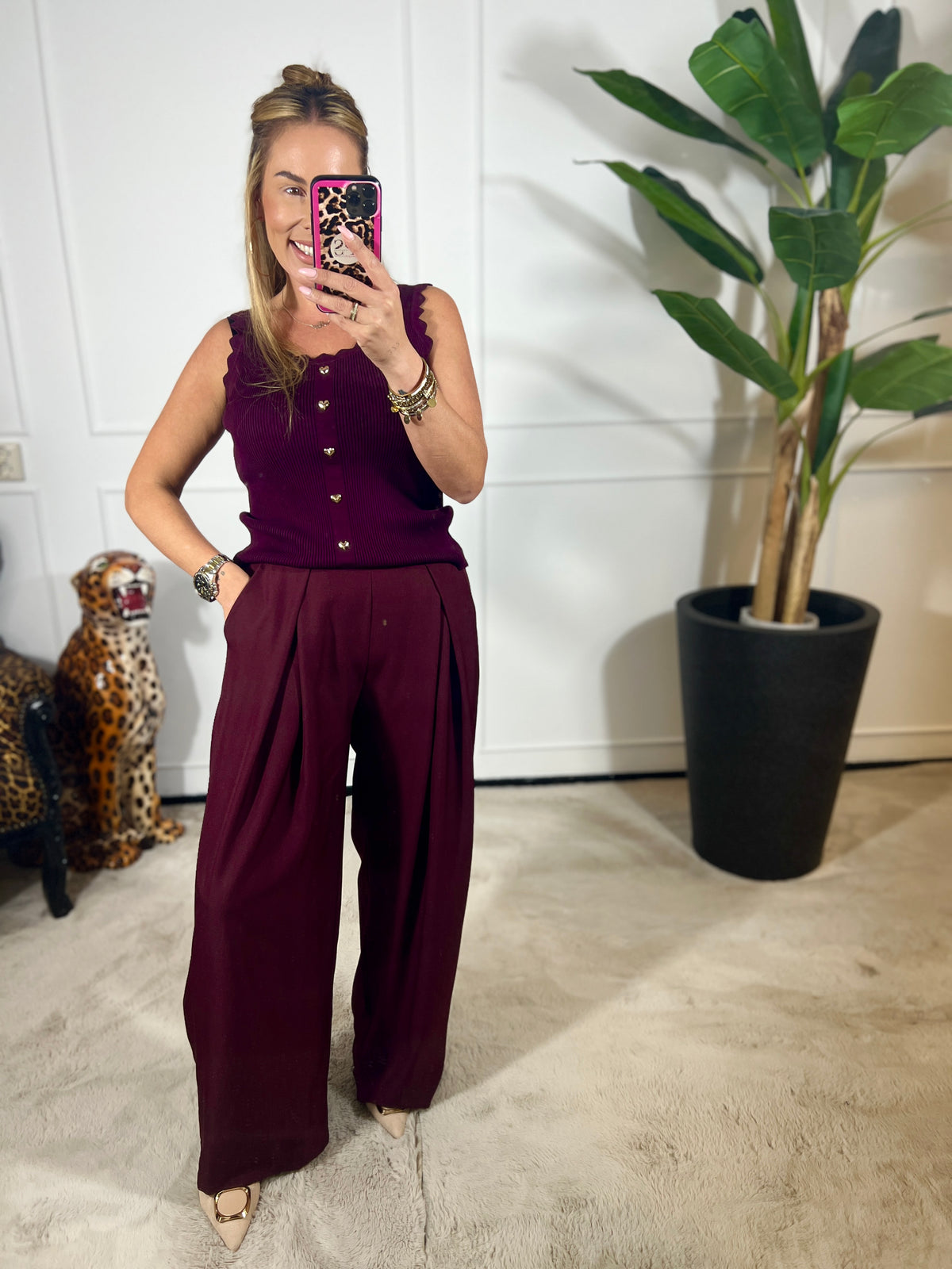 HEART RIB STOF TOP