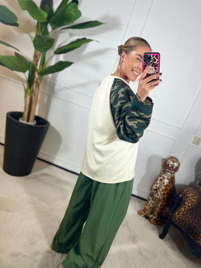 STAY PROGRESS SWEATER CAMO