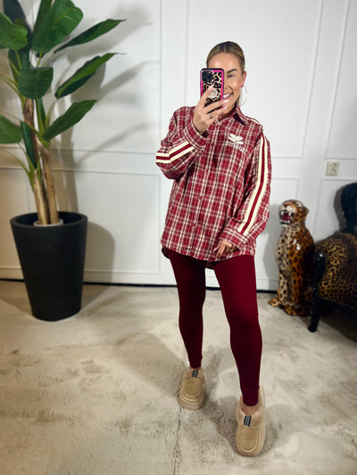 AMOUR CHECK BLOUSE