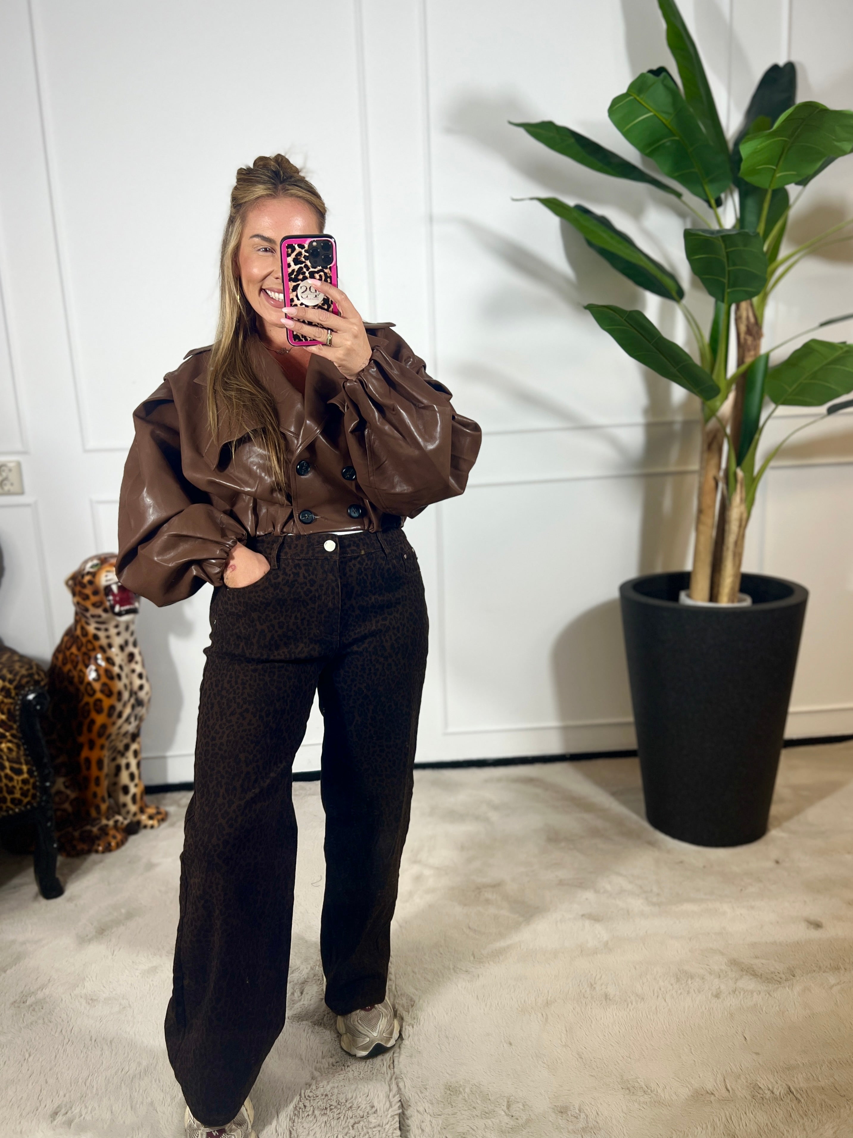 MABEL LEATHERLOOK JACKET