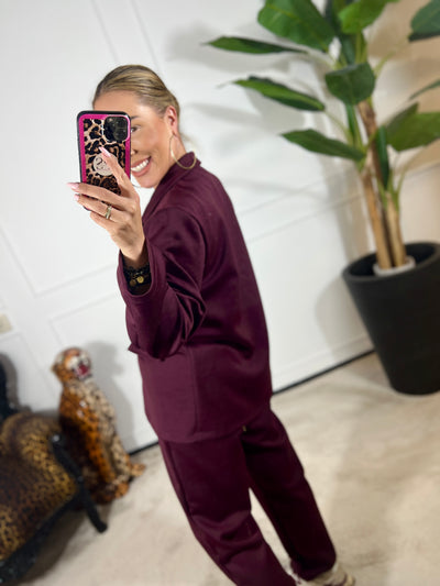 LUXE STRETCH SET MET BROCHE