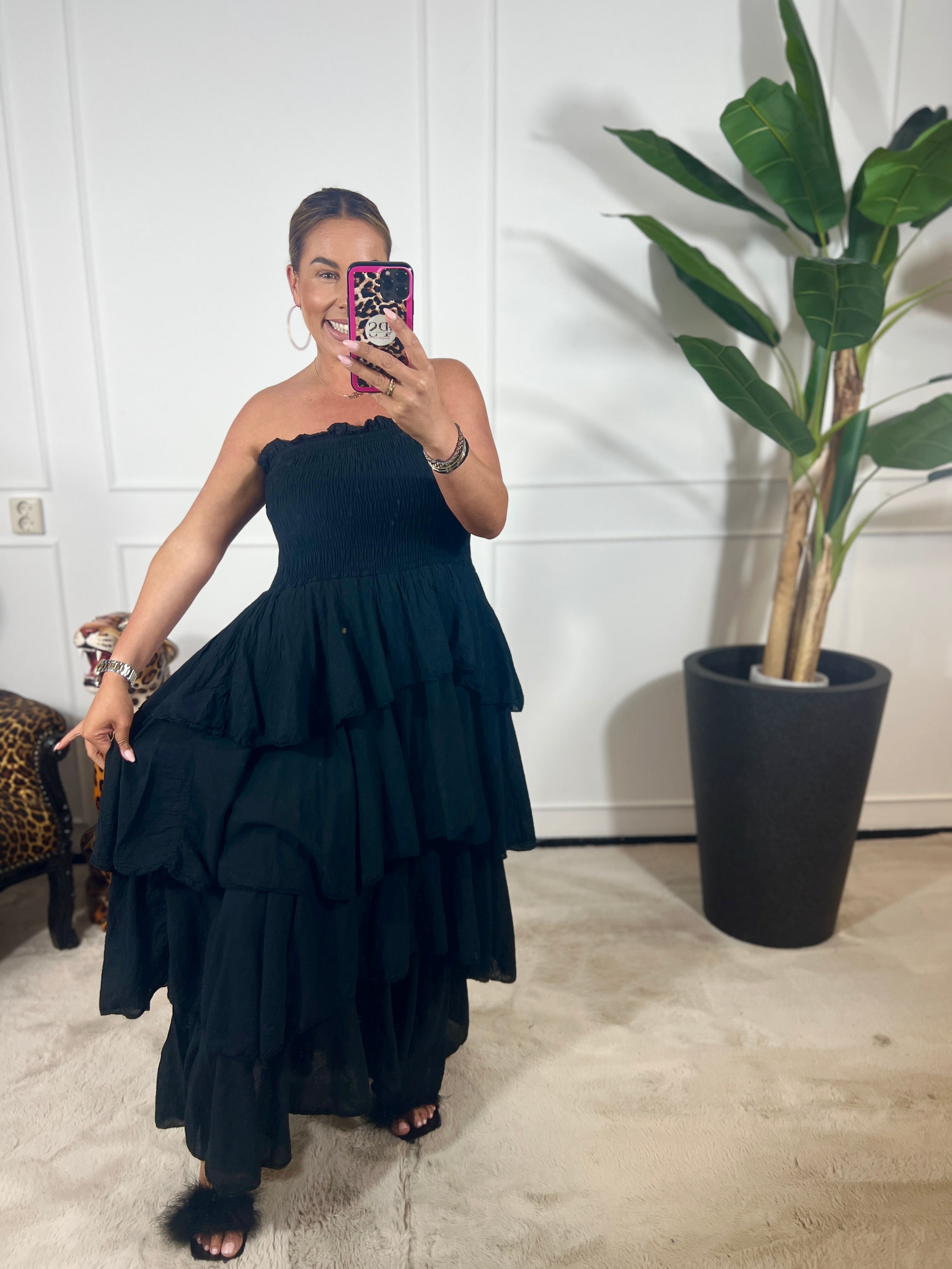 SPANISH STRAPLESS DRESS