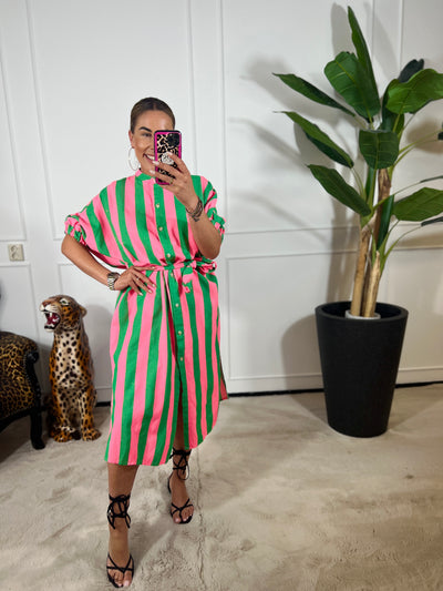 LOLA STRIPE DRESS
