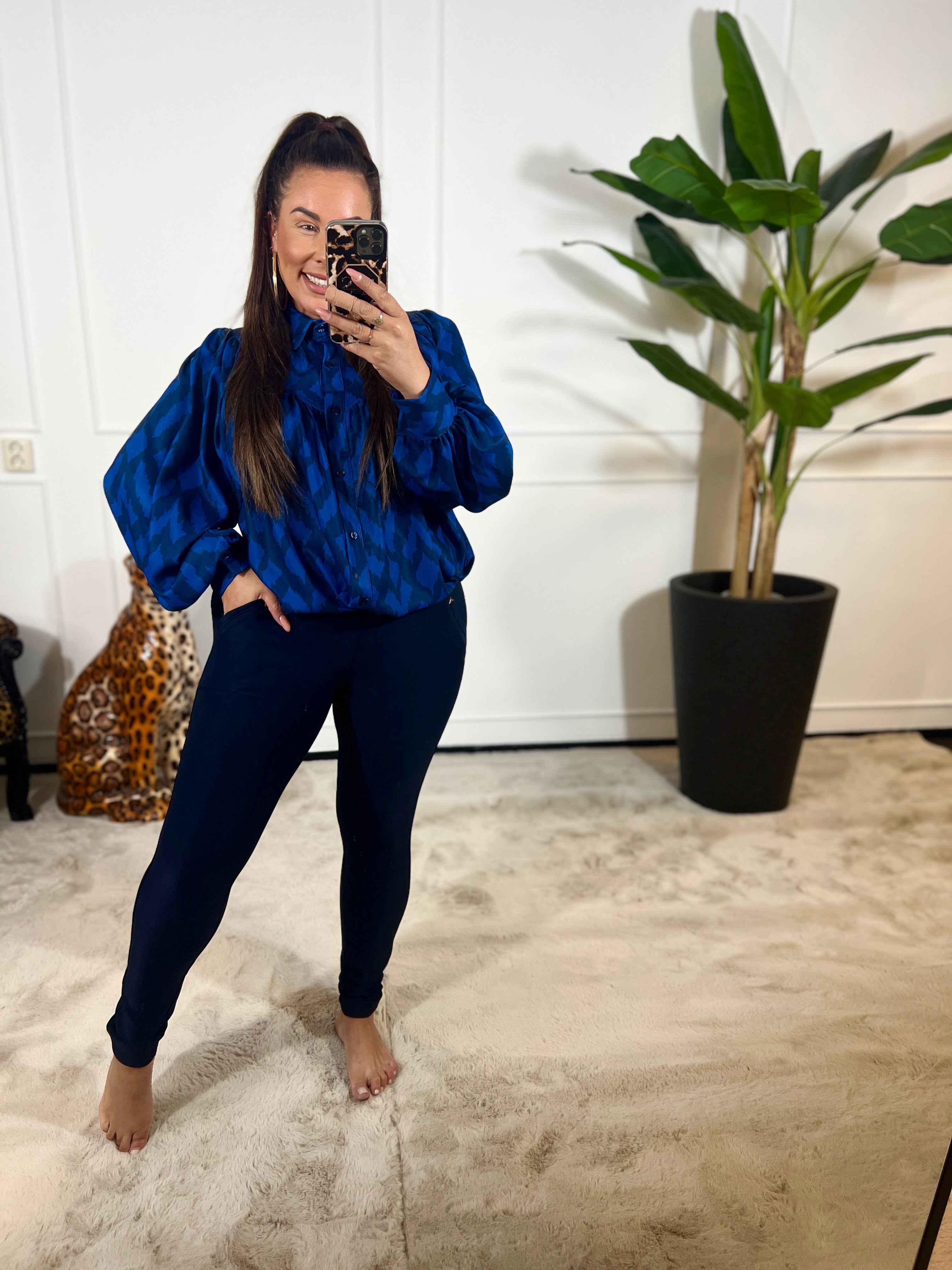 *MARINEBLAUW* SUPER STRETCHED TRAVEL TROUSERS + VIDEO-UITLEG