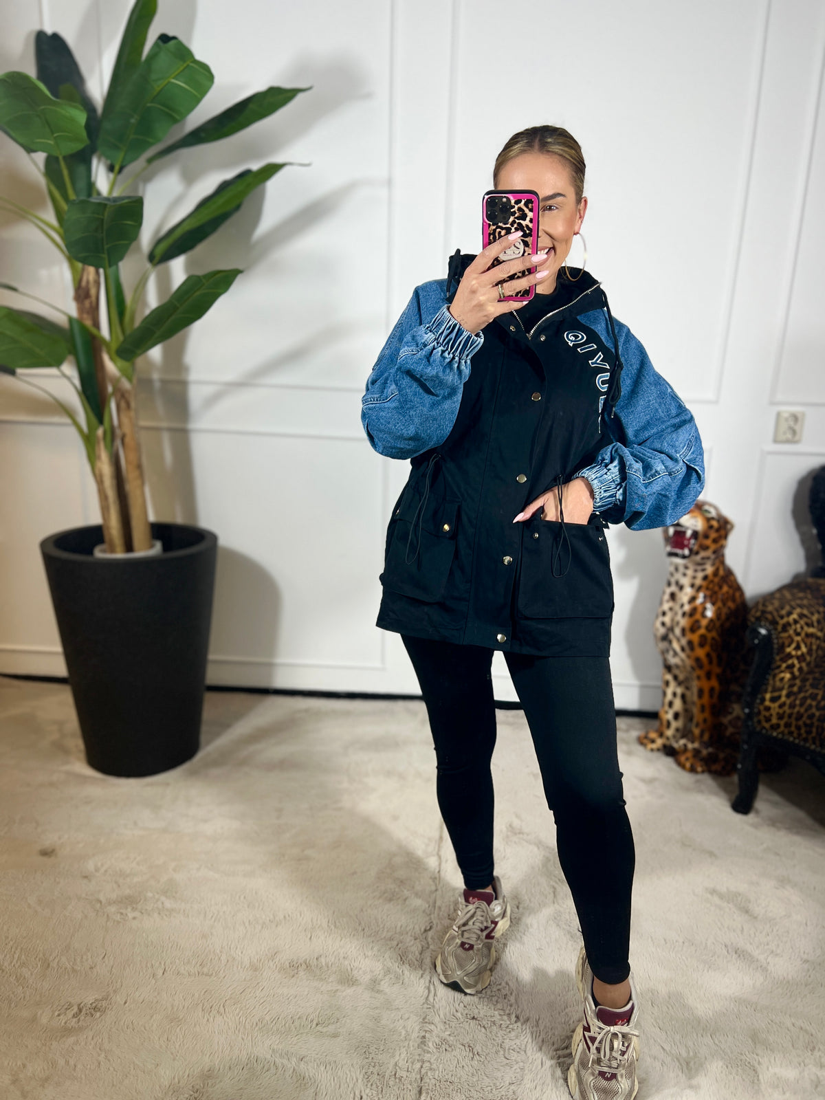 DENIM COZY JACKET
