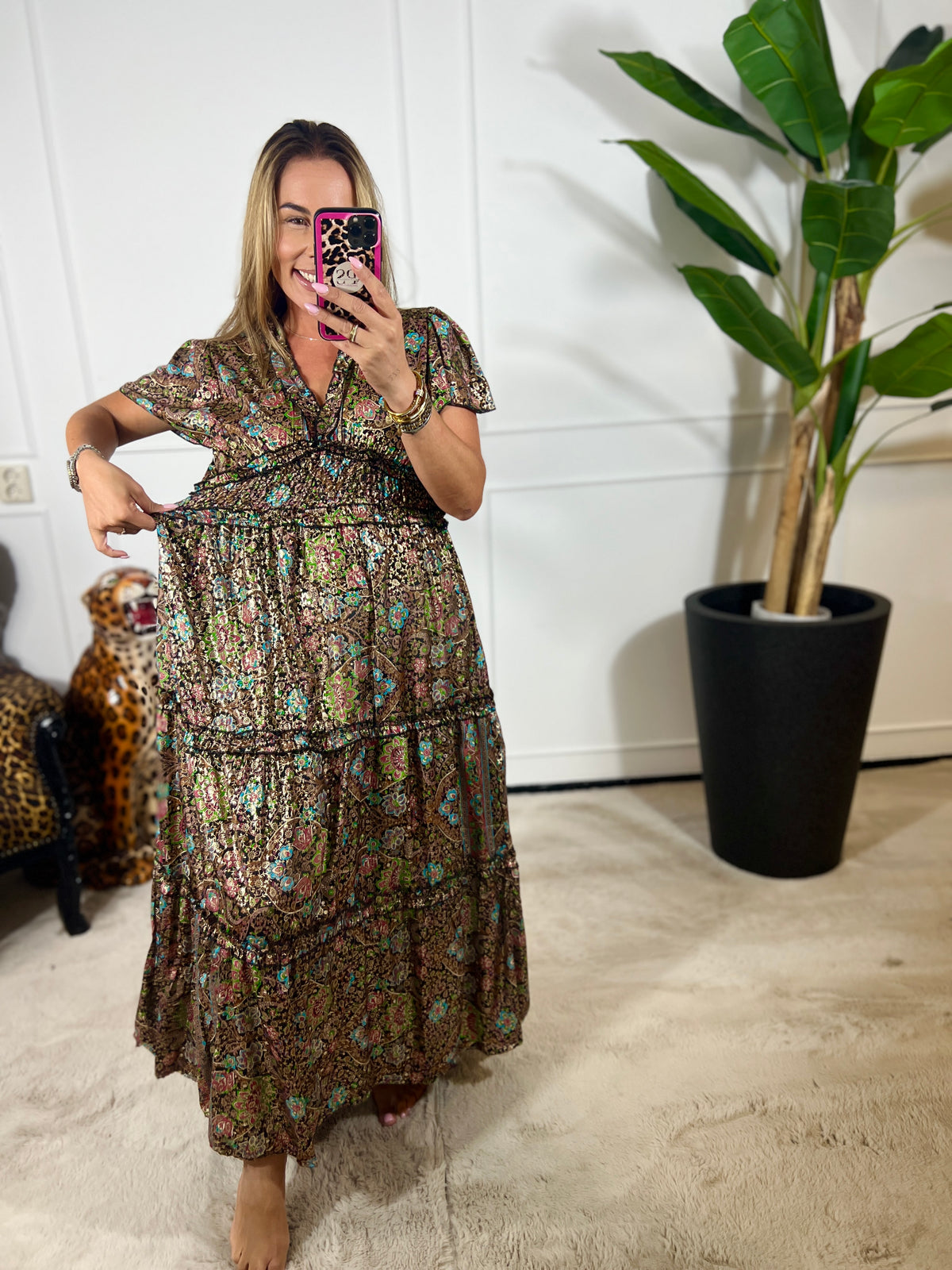 SIENNA HANDGEMAAKTE IBIZA JURK