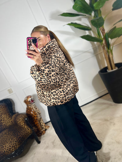 PUFF JACKET PANTERPRINT