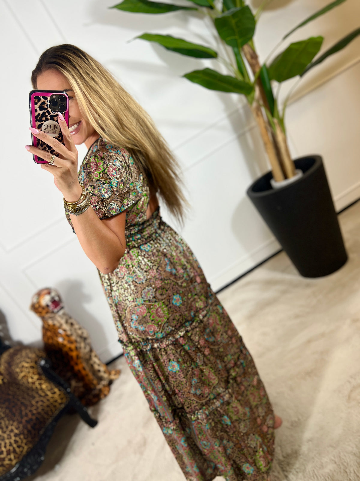SIENNA HANDGEMAAKTE IBIZA JURK