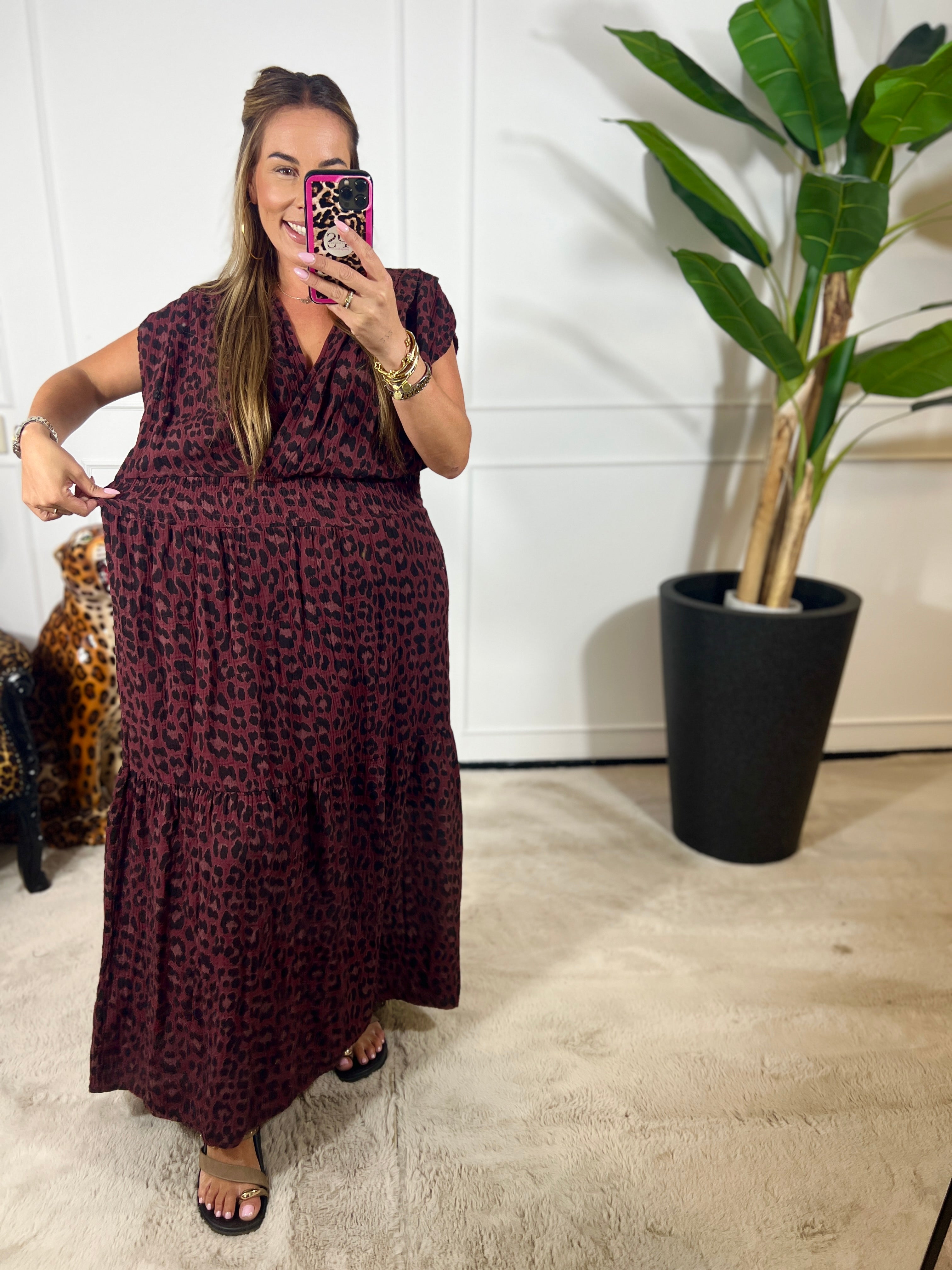 STEFFY PANTER MAXI DRESS