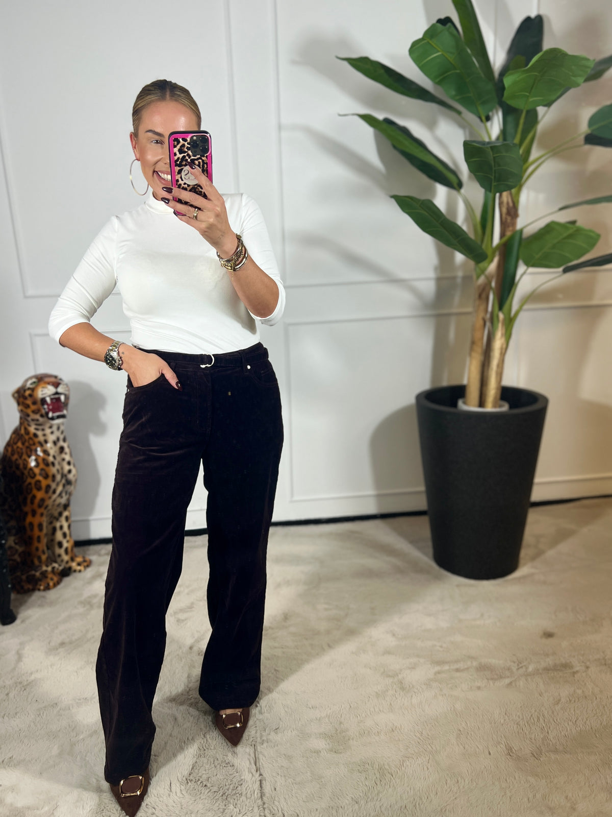 MONDAY RIB STRETCH JEANS