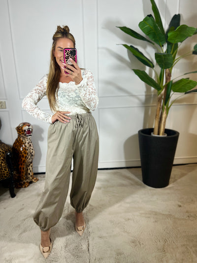 KATOENEN BALLOON BROEK