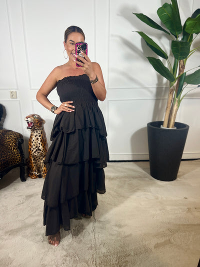 SPANISH STRAPLESS DRESS