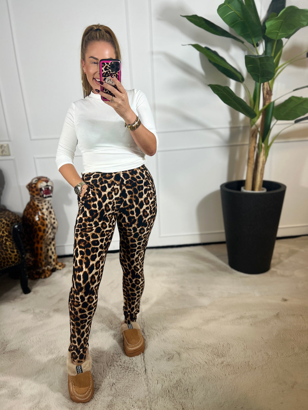 PANTERPRINT TRAVEL TROUSERS