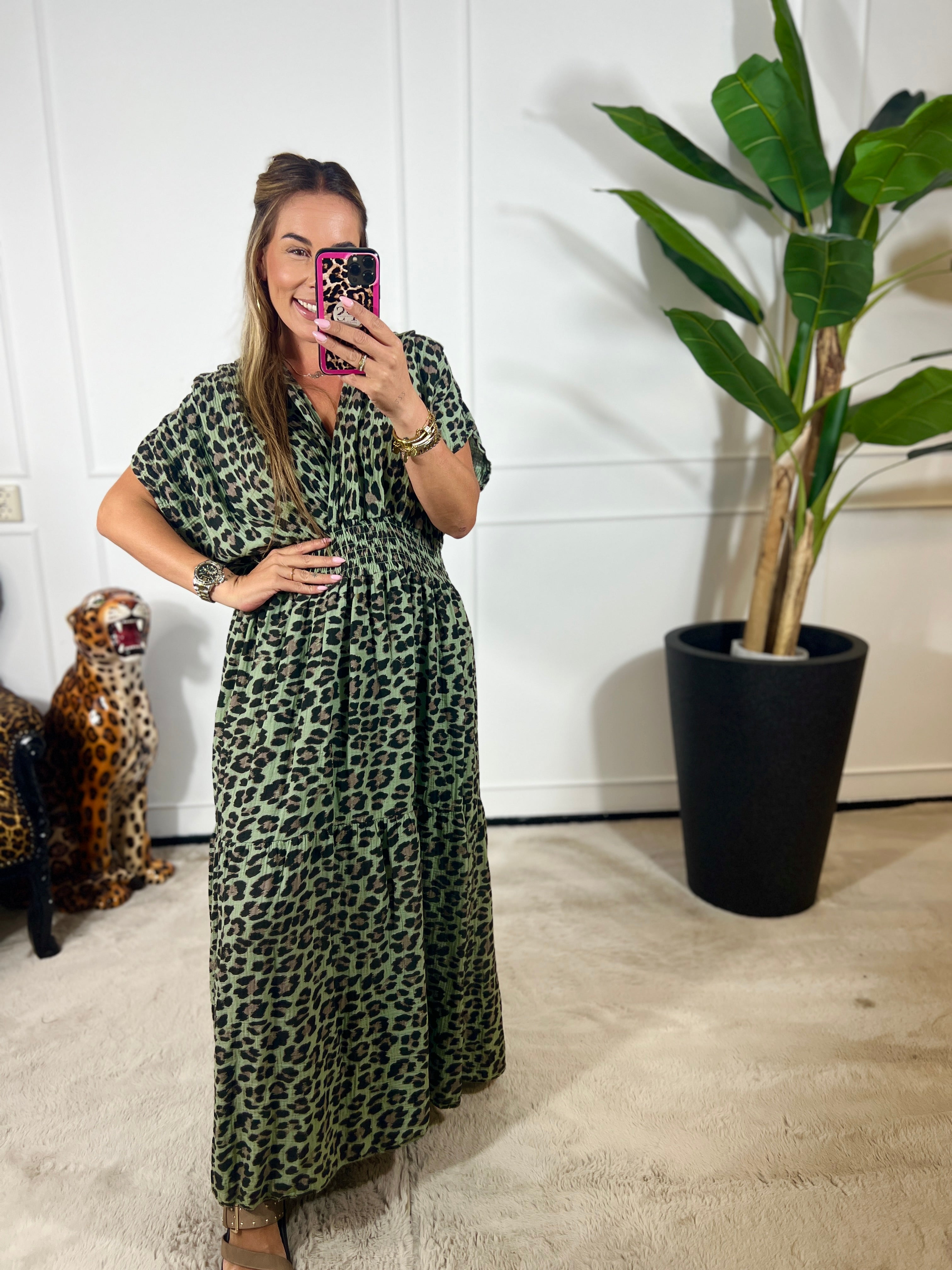 STEFFY PANTER MAXI DRESS
