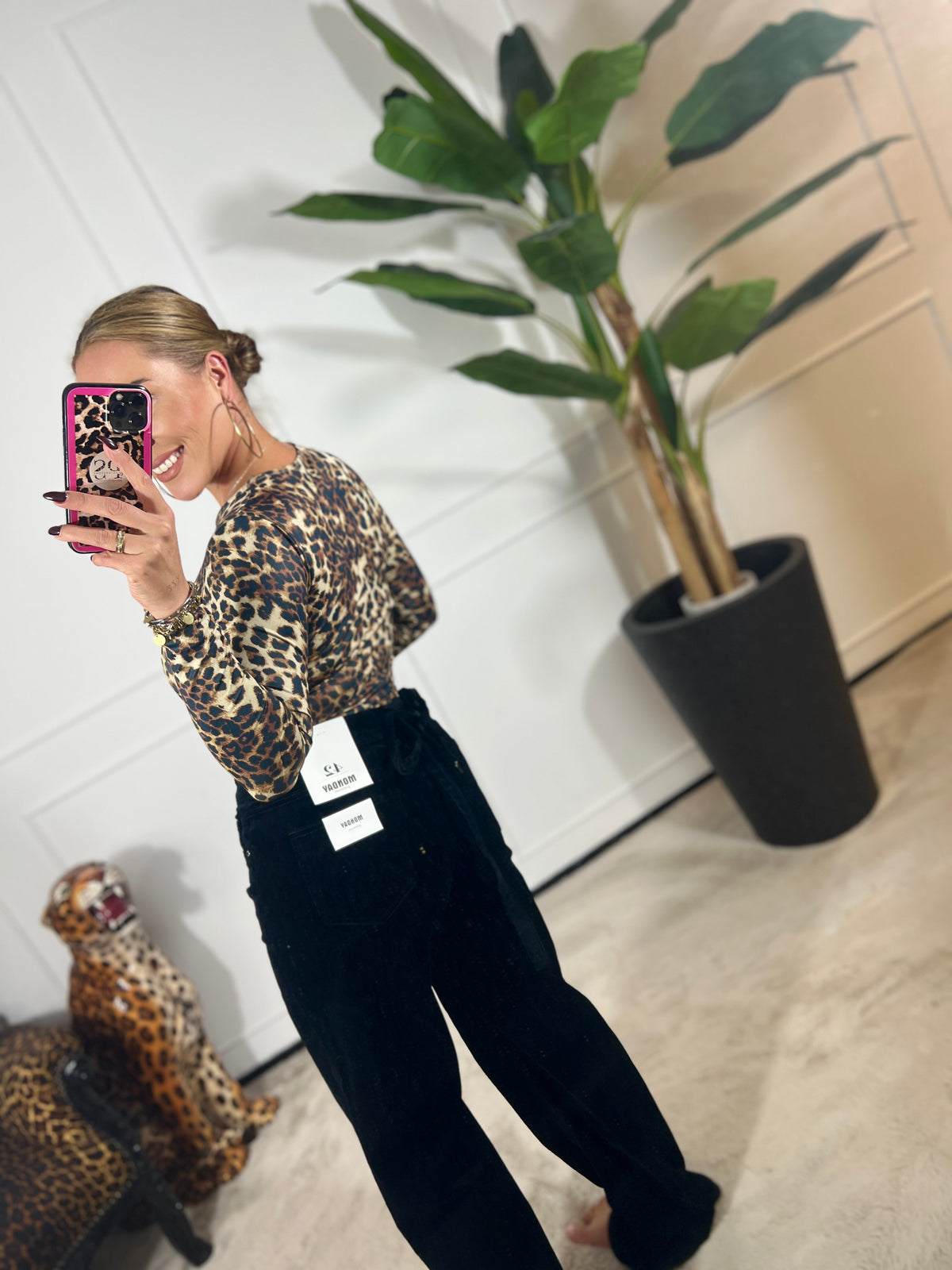 MONDAY RIB STRETCH JEANS