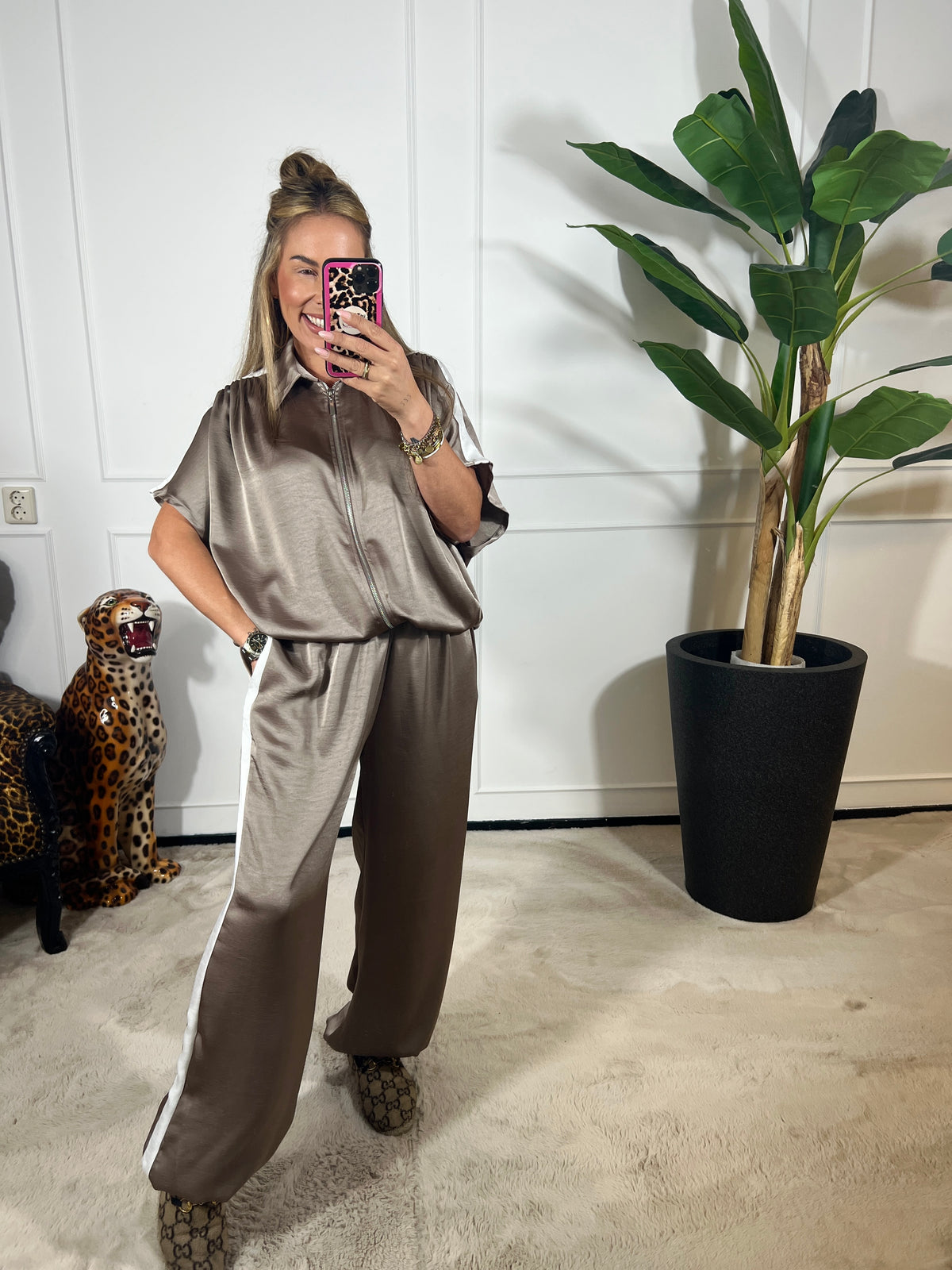 BRUCE SATIN COMFY SET