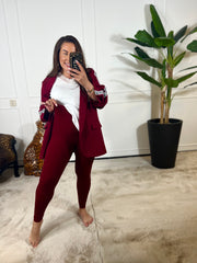 *BORDEAUX* NORFY SPORTLEGGING - IN MATEN
