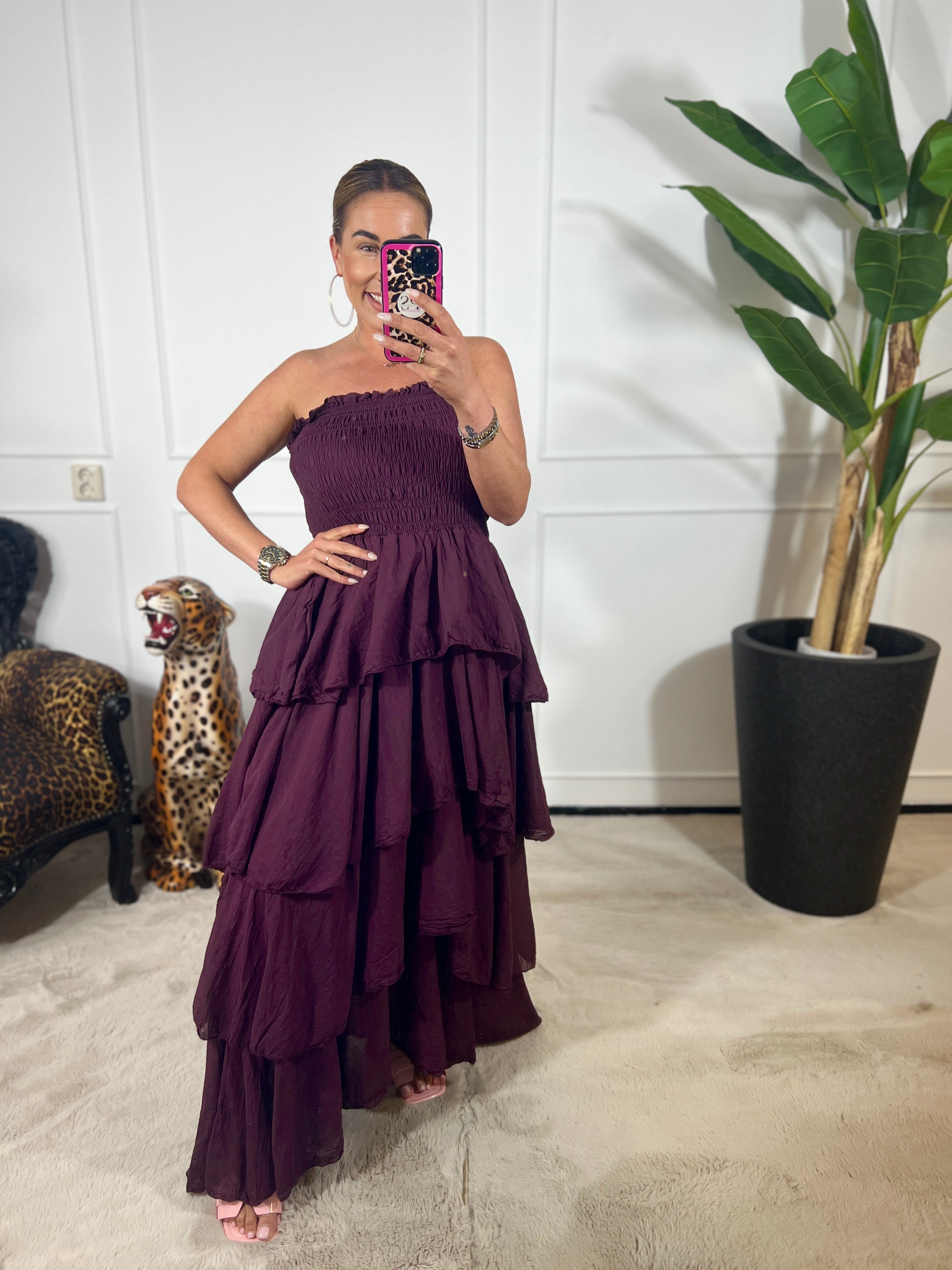 SPANISH STRAPLESS DRESS