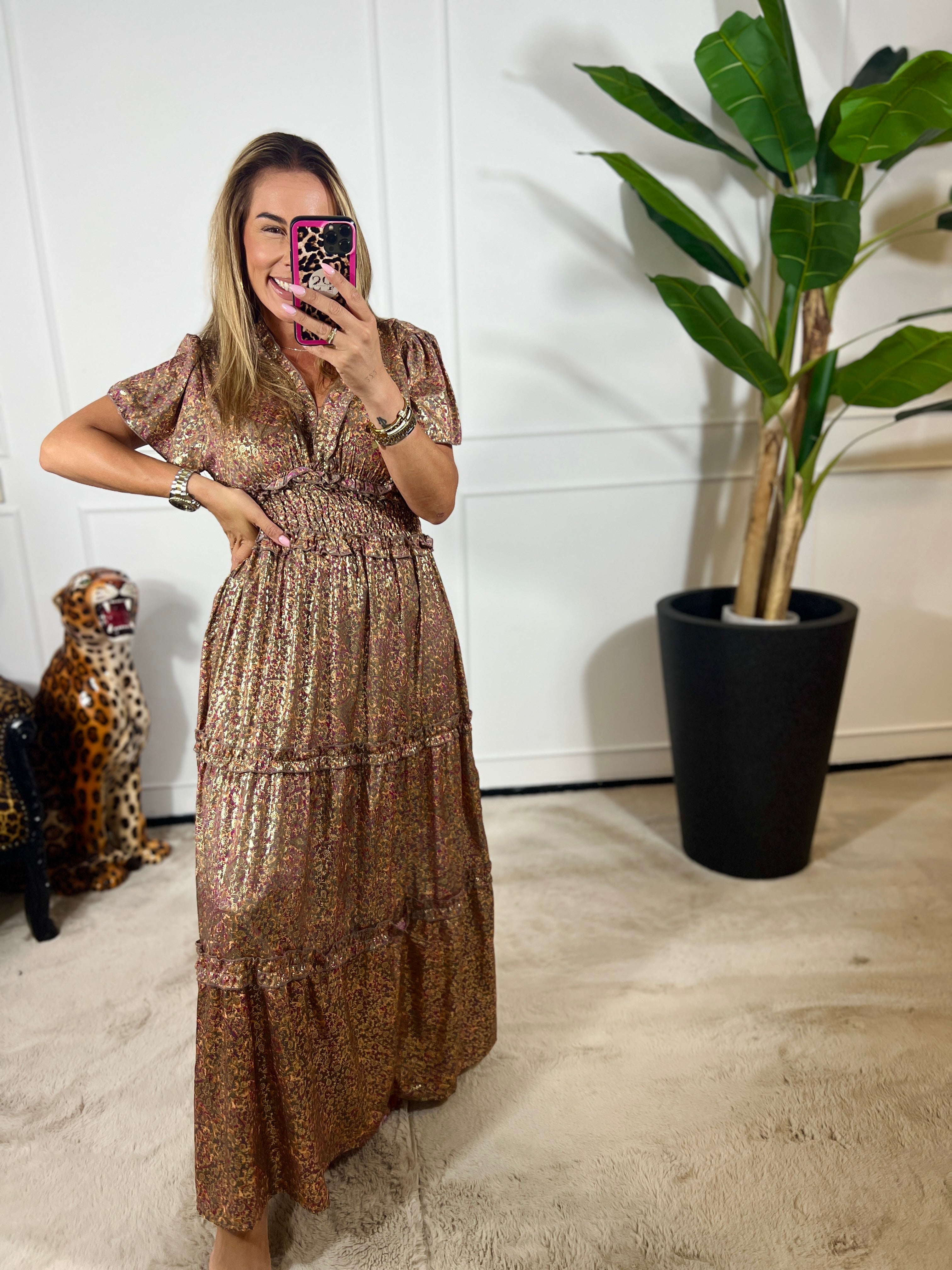 FAYE HANDGEMAAKTE IBIZA JURK