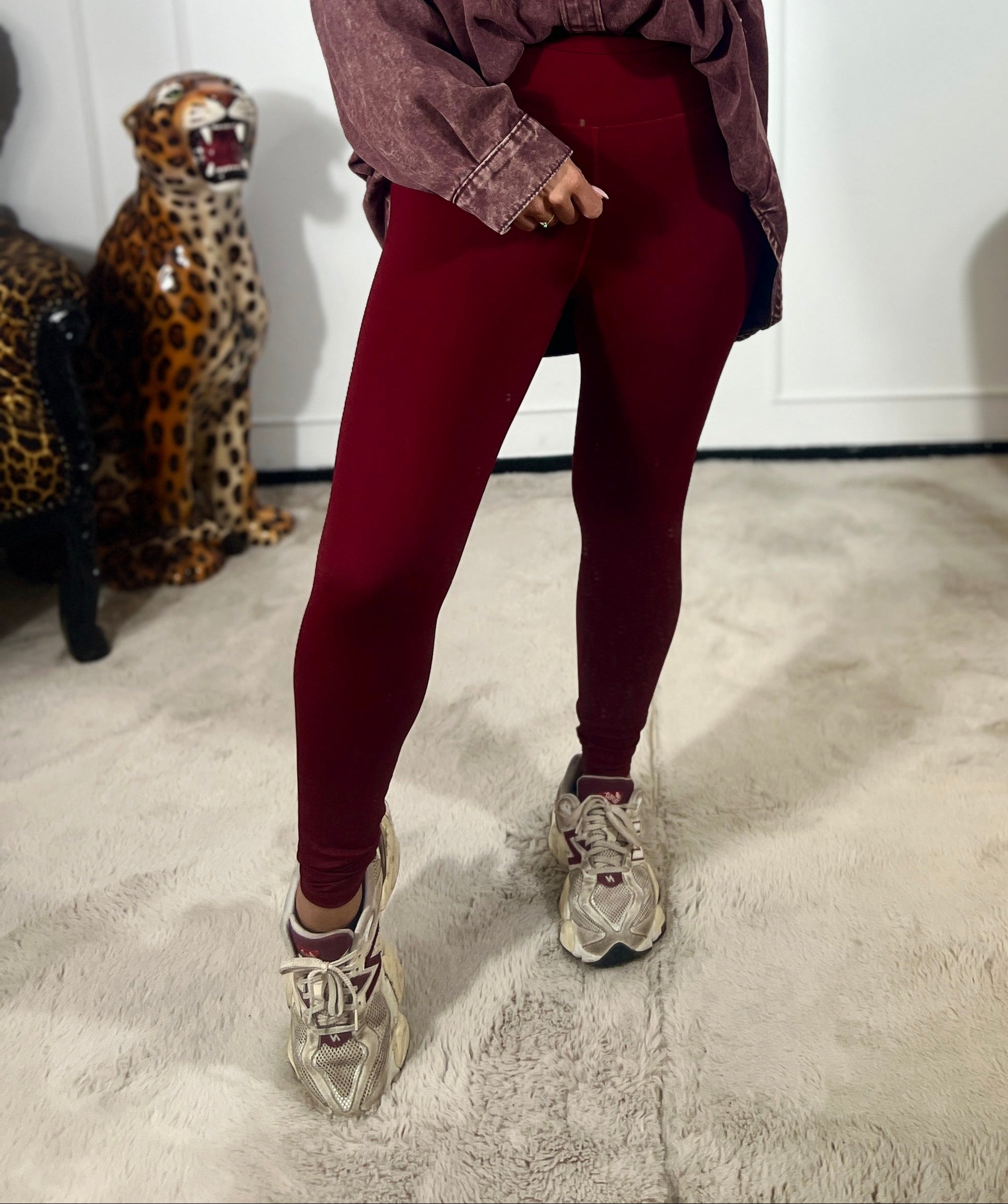 *BORDEAUX* NORFY LEGGING