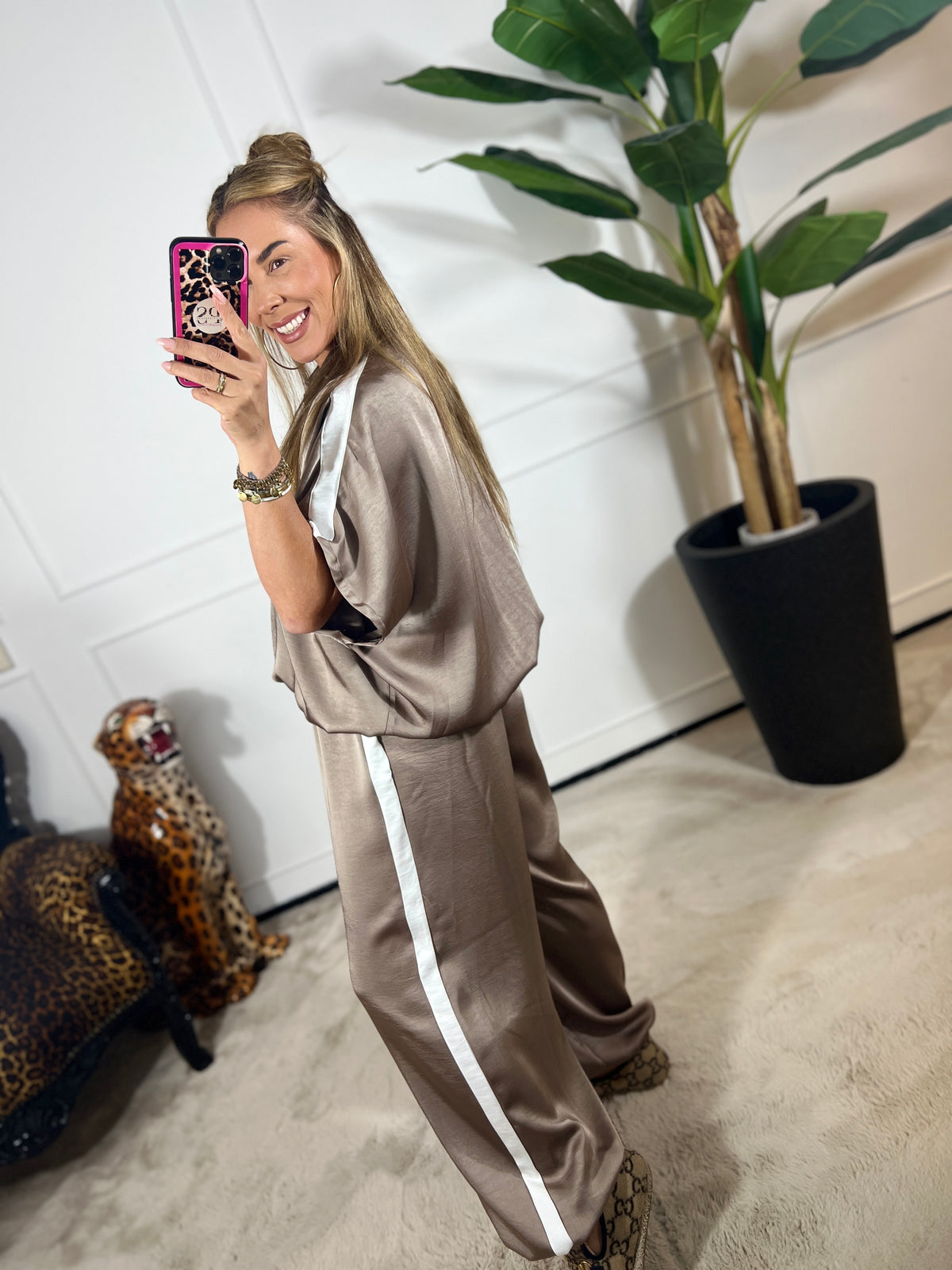 BRUCE SATIN COMFY SET