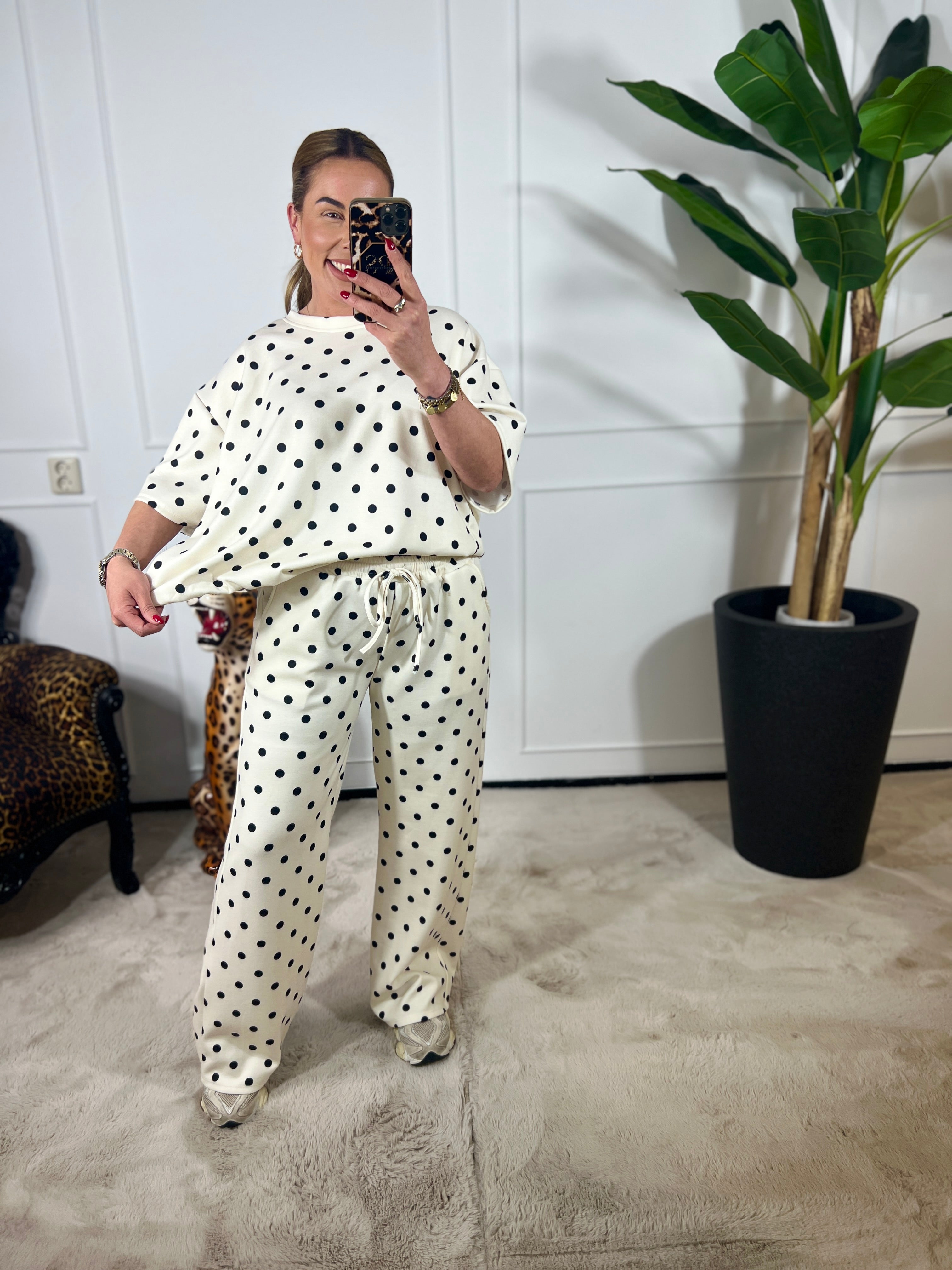 LIV POLKA DOTS COMFY SET