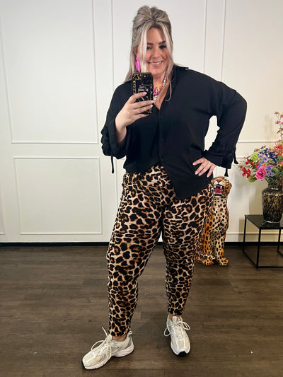 *PANTERPRINT* SUPER STRETCHED TRAVEL TROUSERS + VIDEO-UITLEG