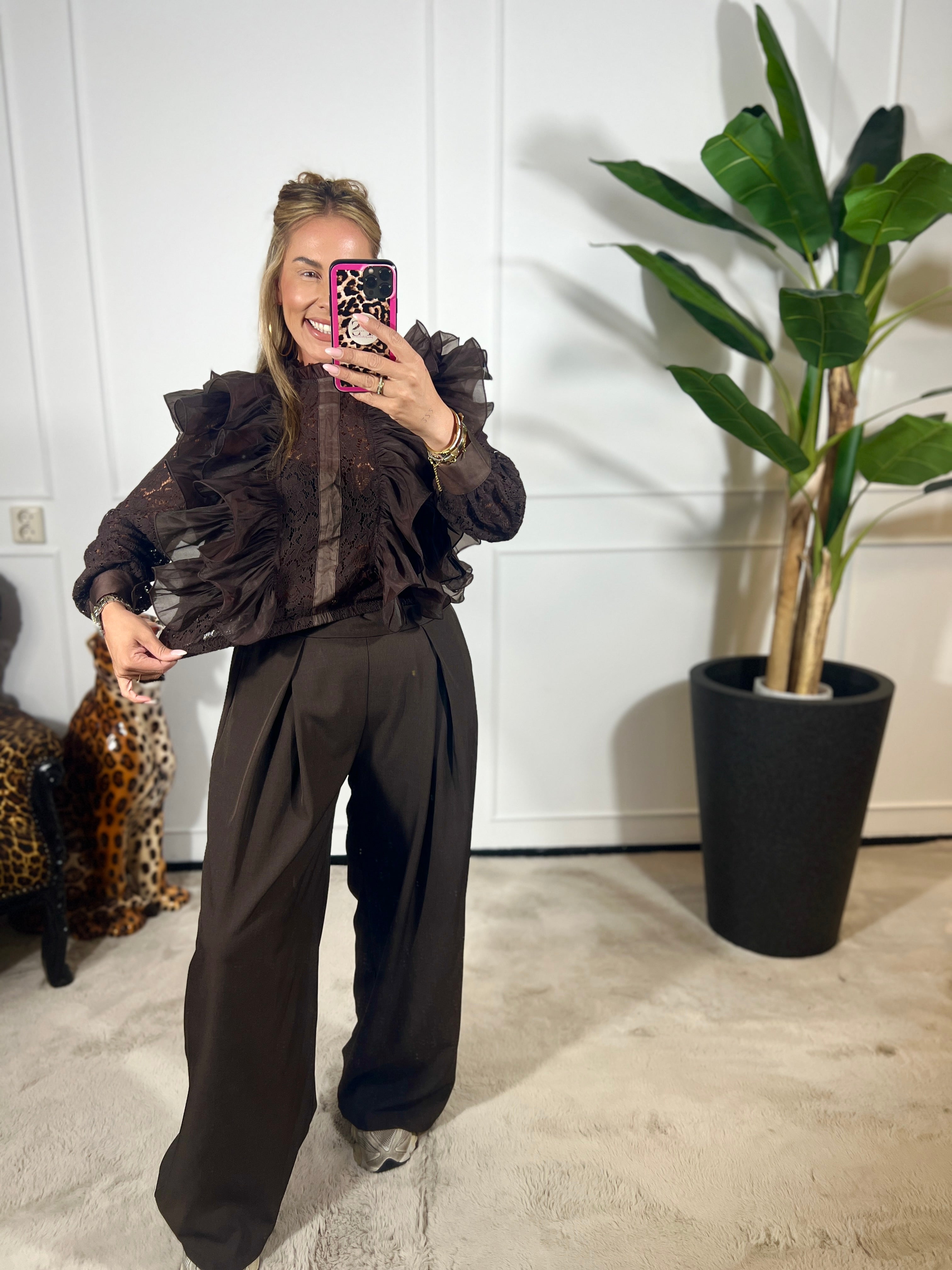 CÉLINE RUFFLE TOP