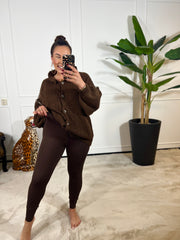 *DONKER BRUIN* NORFY SPORTLEGGING - IN MATEN