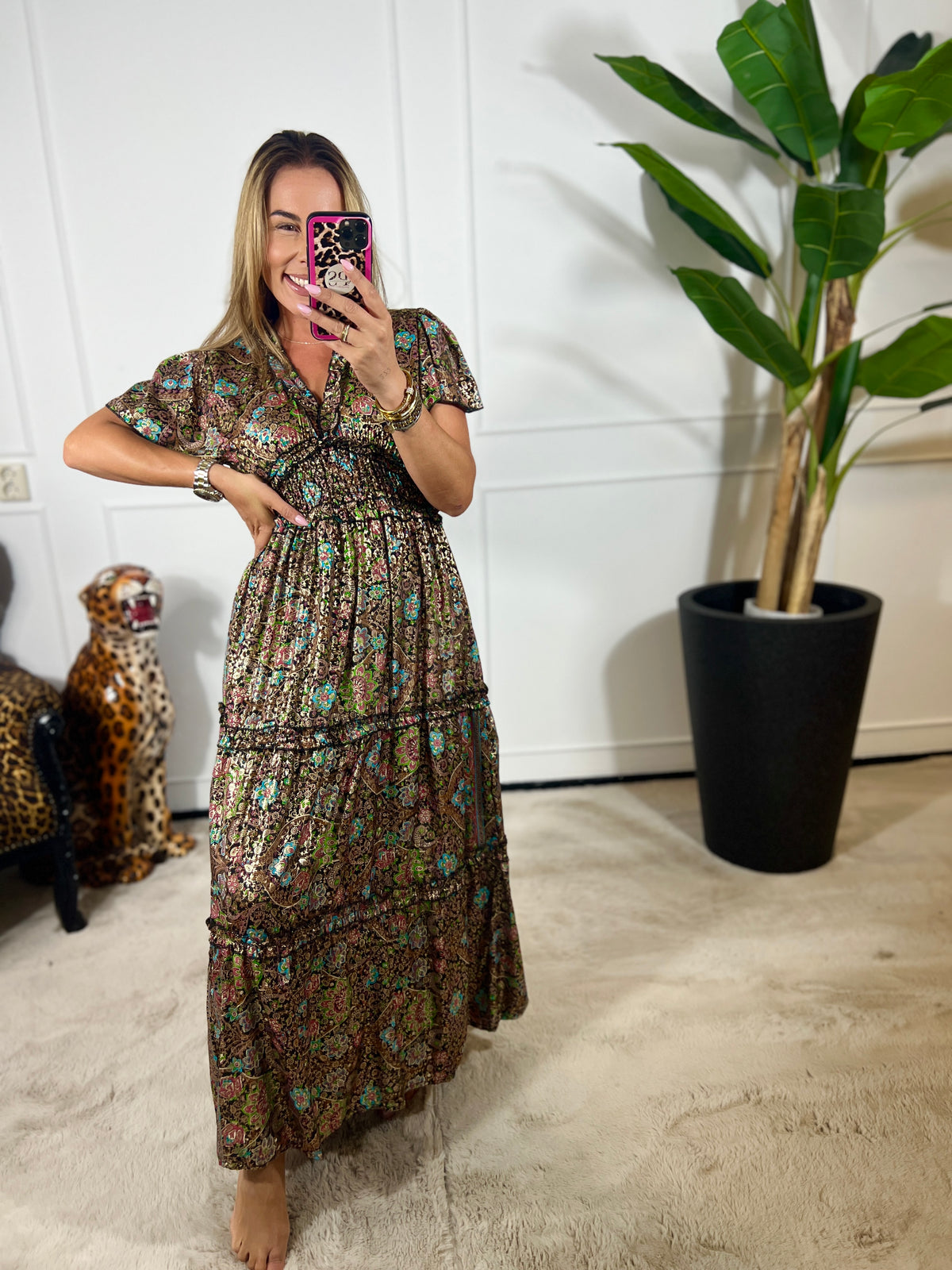 SIENNA HANDGEMAAKTE IBIZA JURK