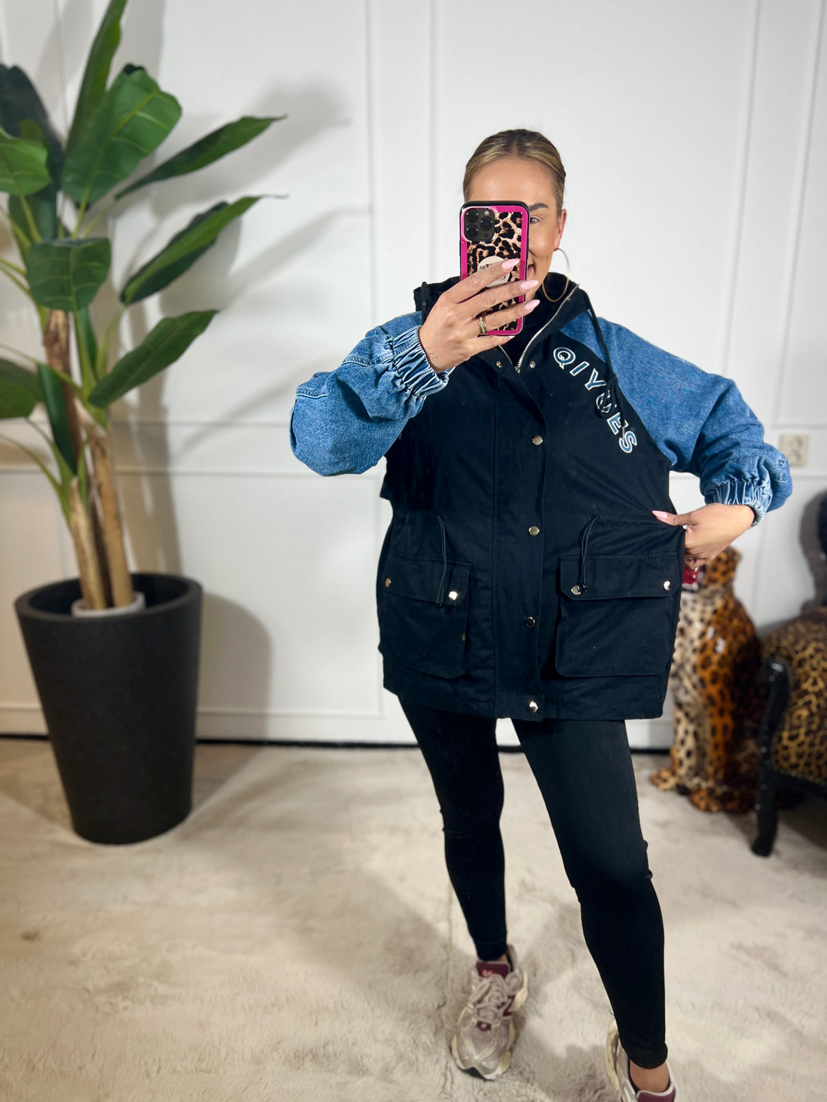 DENIM COZY JACKET