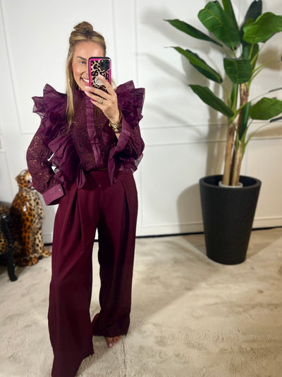 CÉLINE RUFFLE TOP