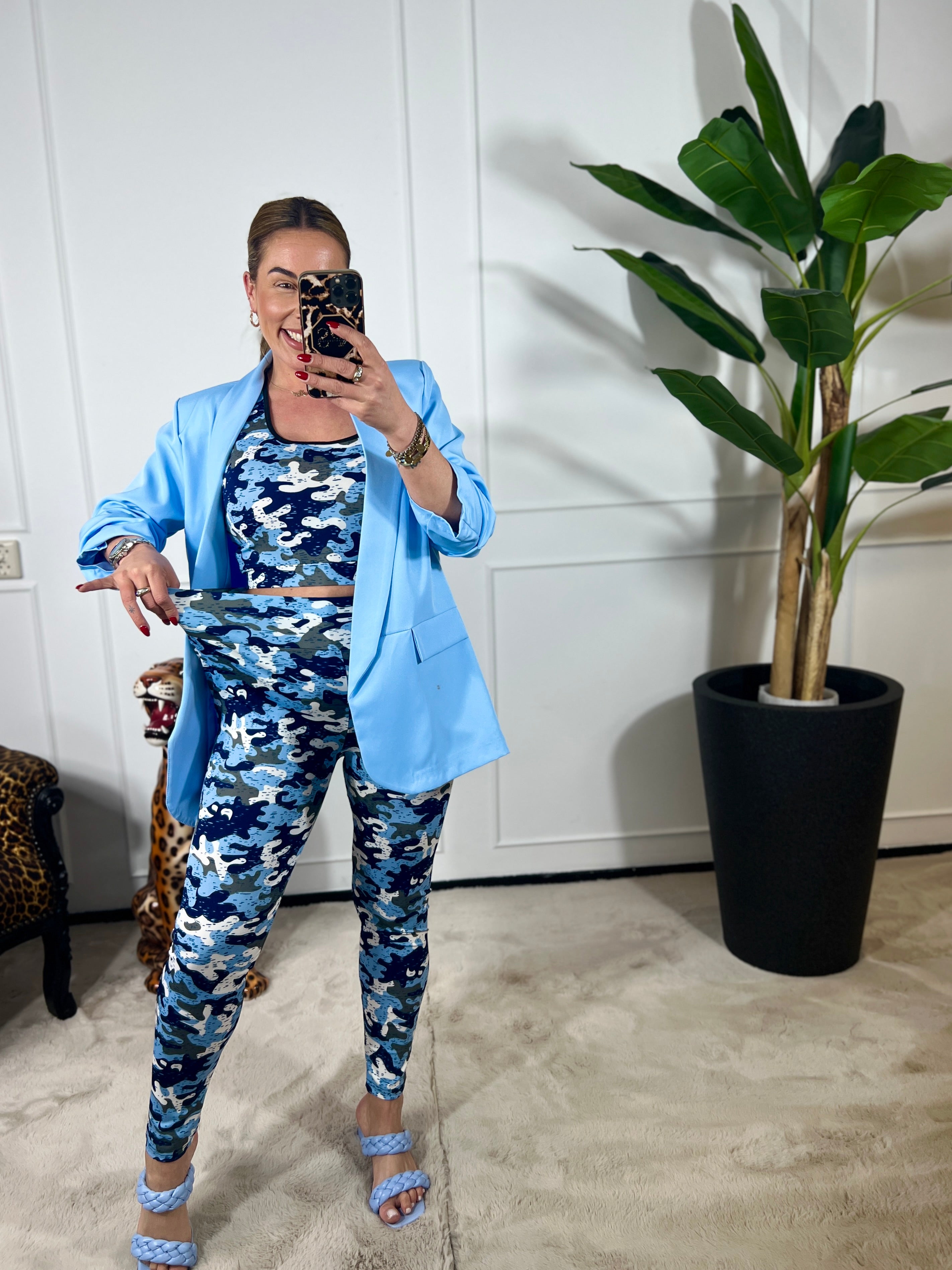 CAMOUFLAGE STRETCHIE PRINTED SPORT SET