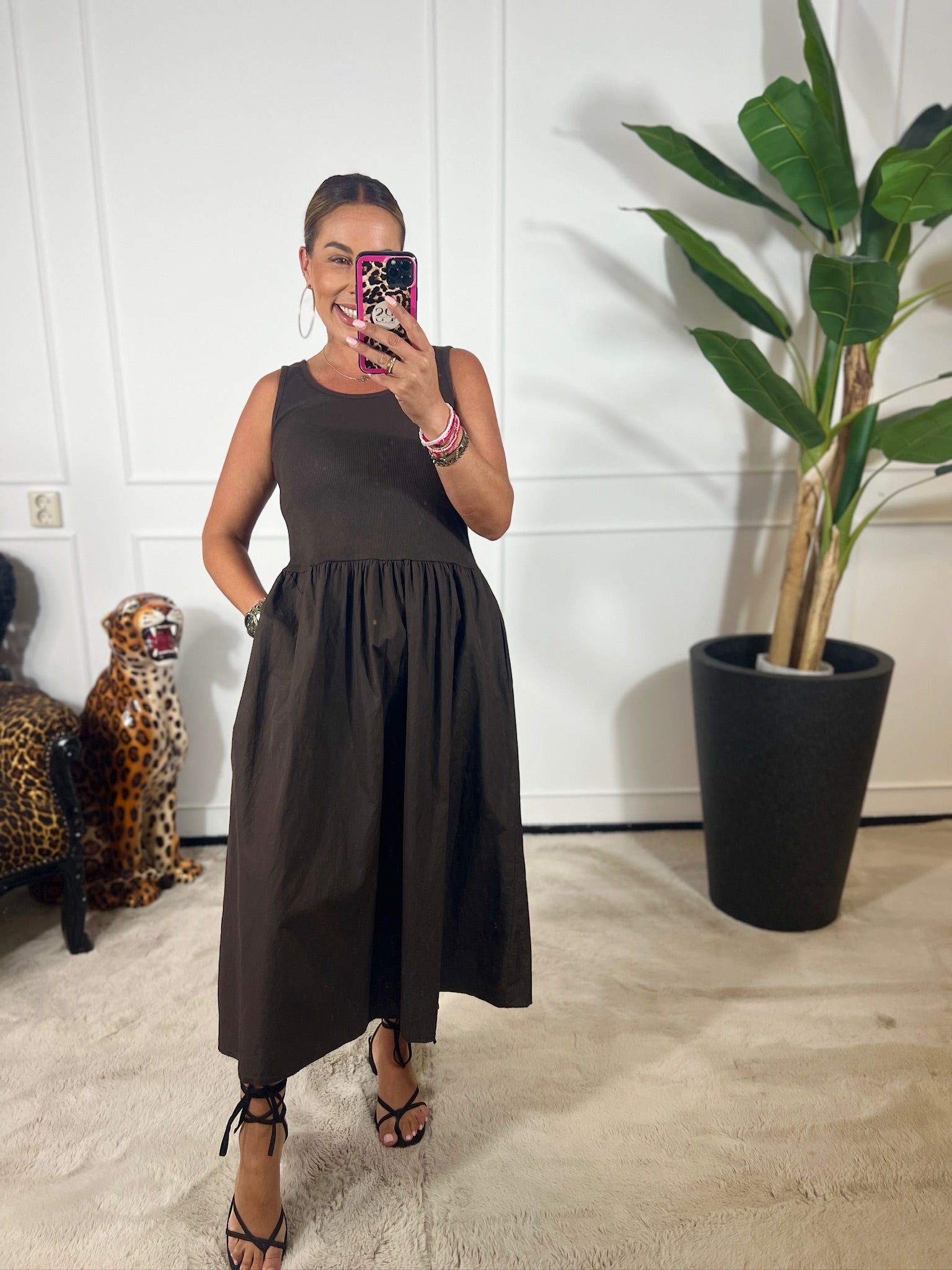 LILLY RIB DRESS