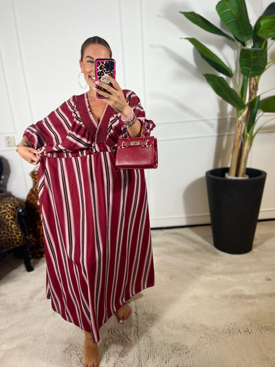ROSA STRIPE MAXI DRESS