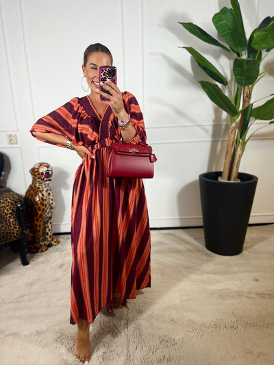 ROSA STRIPE MAXI DRESS