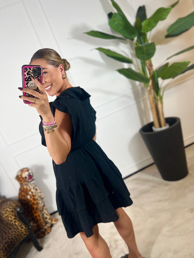 LOLA RUFFLE DRESS