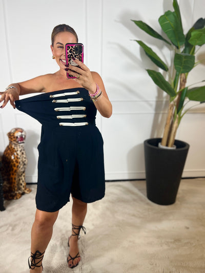 OLIVIA STRAPLESS PLAYSUIT