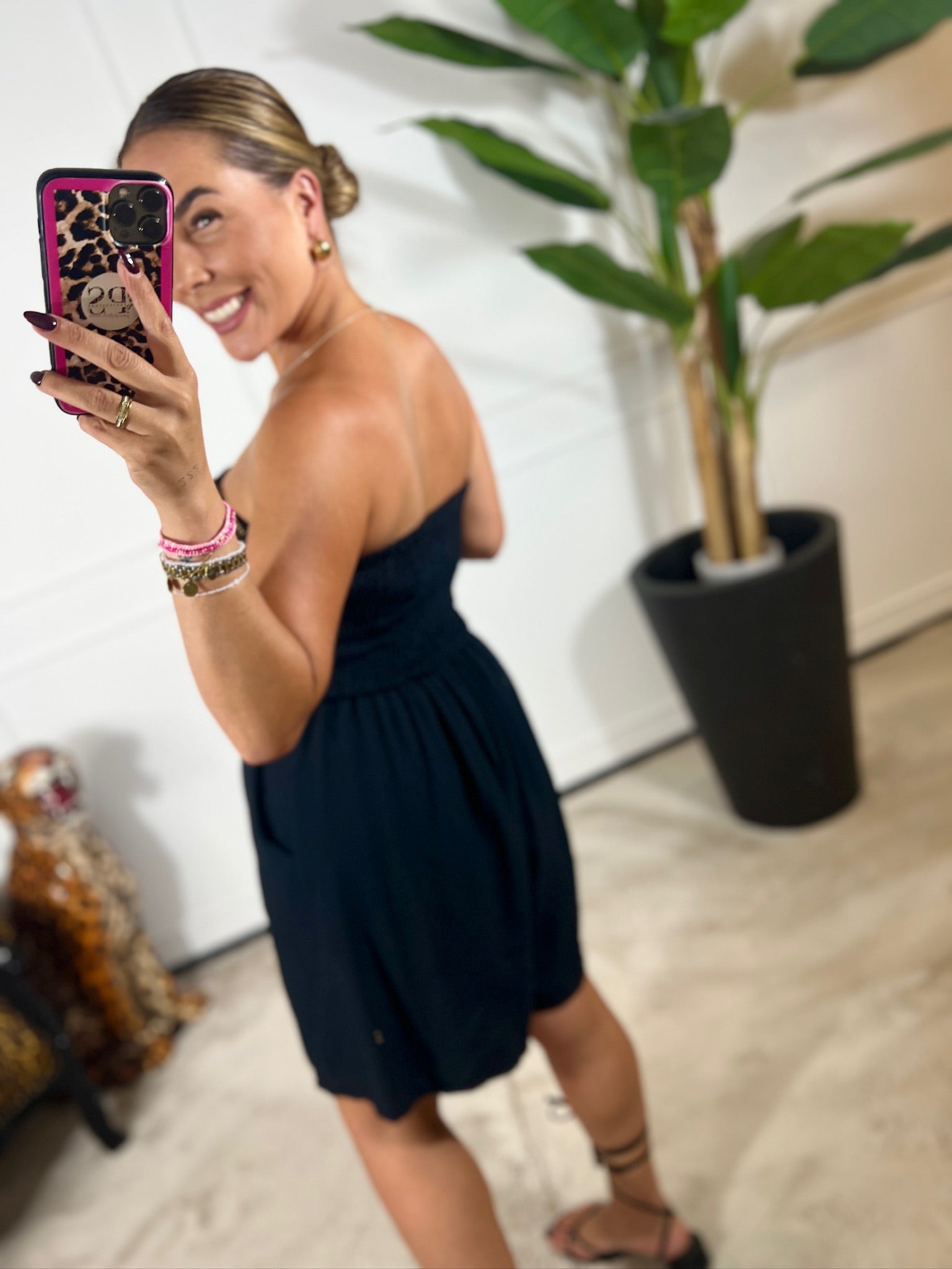 OLIVIA STRAPLESS PLAYSUIT